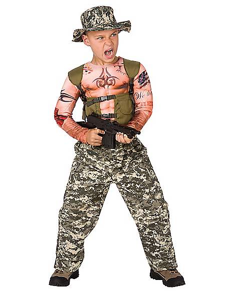 Inkz Commando Child Costume - Spirithalloween.com