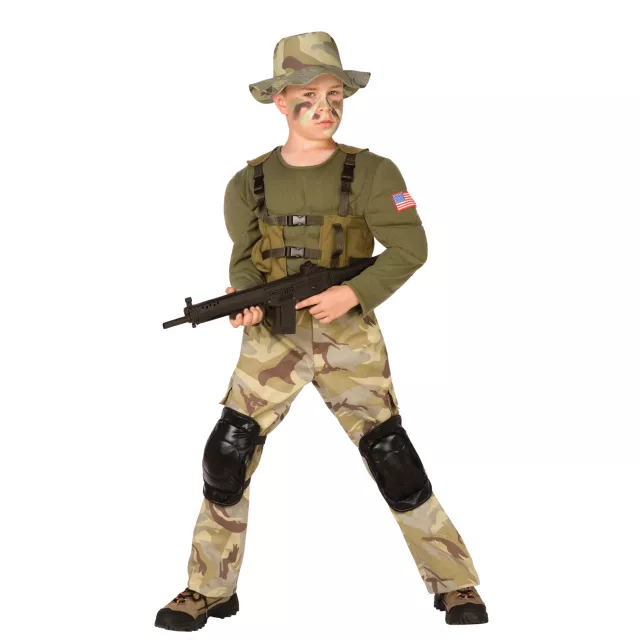 Kids Special Ops Commando Costume - Spirithalloween.com