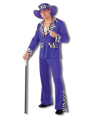 Adult Purple Pimp Costume - Spirithalloween.com