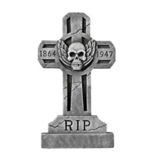 3 Ft Spooky Cross Tombstone at Spirit Halloween