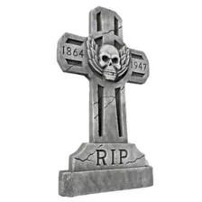 3 Ft Spooky Cross Tombstone at Spirit Halloween