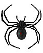 6 Inch Black Widow Spider