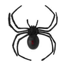 6 Inch Black Widow Spider at Spirit Halloween