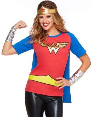 Caped Wonder Woman T Shirt - DC Comics 