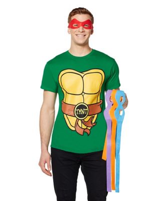 Adult Teenage Mutant Ninja Turtles T Shirt Costume Kit by Spirit Halloween