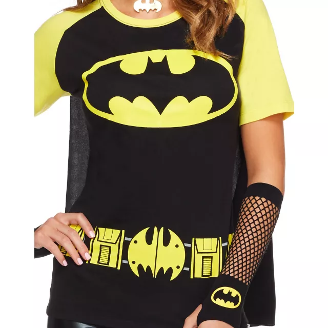Batman shirt with cape womens hotsell