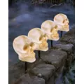 7.5 Inch LED Strobing Skull Head Lawnstakes at Spirit Halloween