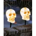 7.5 Inch LED Strobing Skull Head Lawnstakes at Spirit Halloween