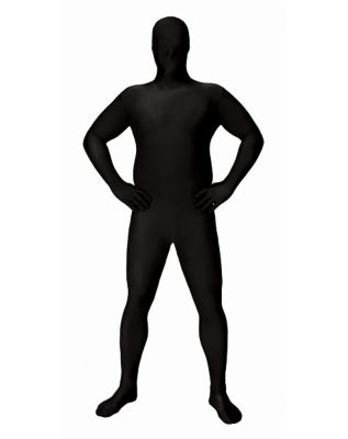 Basic Black Spirit Bodysuit Second Skin Adult Men's Costume XL 46