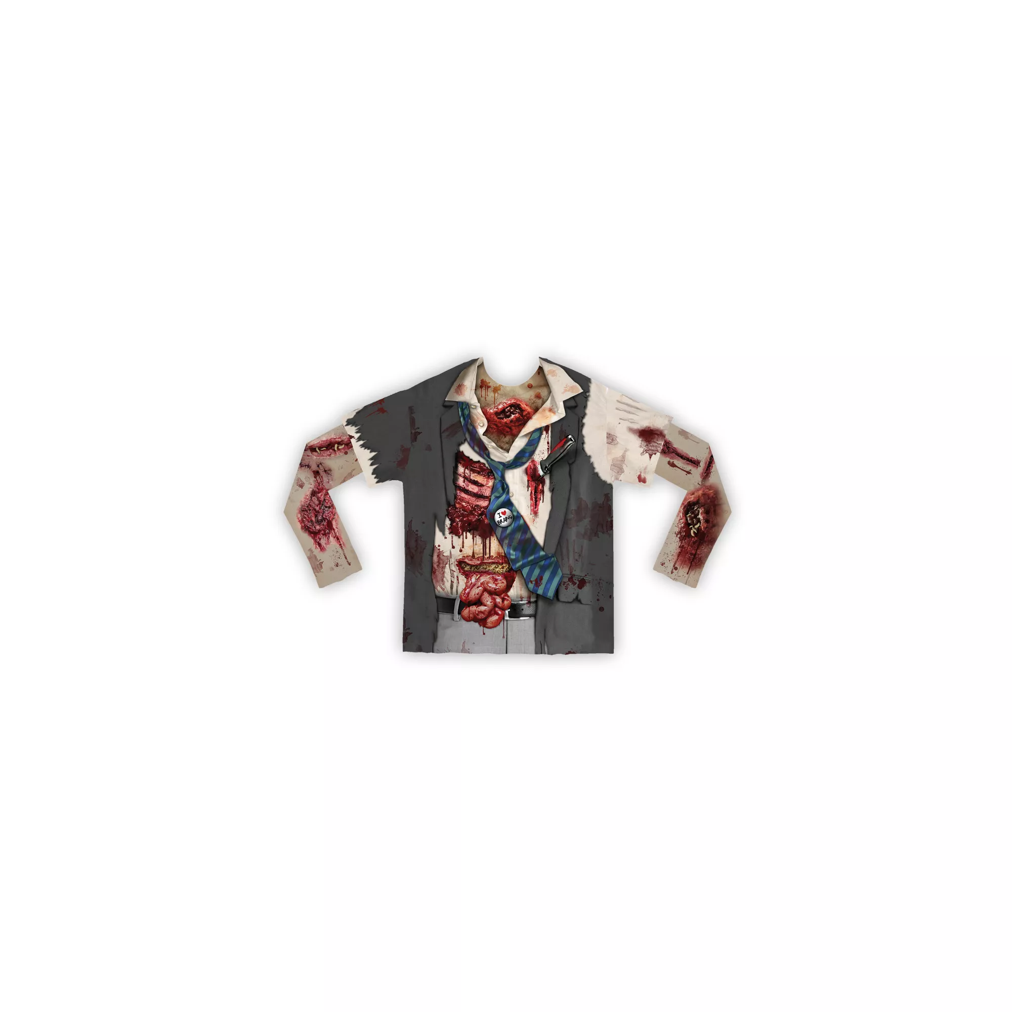 Zombie Long Sleeve T shirt at Spencer's