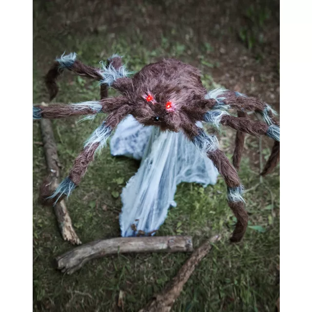 21 In LED Brown Jumping Spider Animatronic at Spirit Halloween