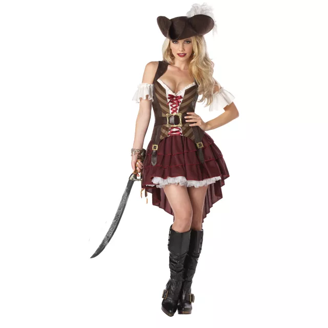 Adult Sexy Swashbuckler Pirate Costume - Spirithalloween.com