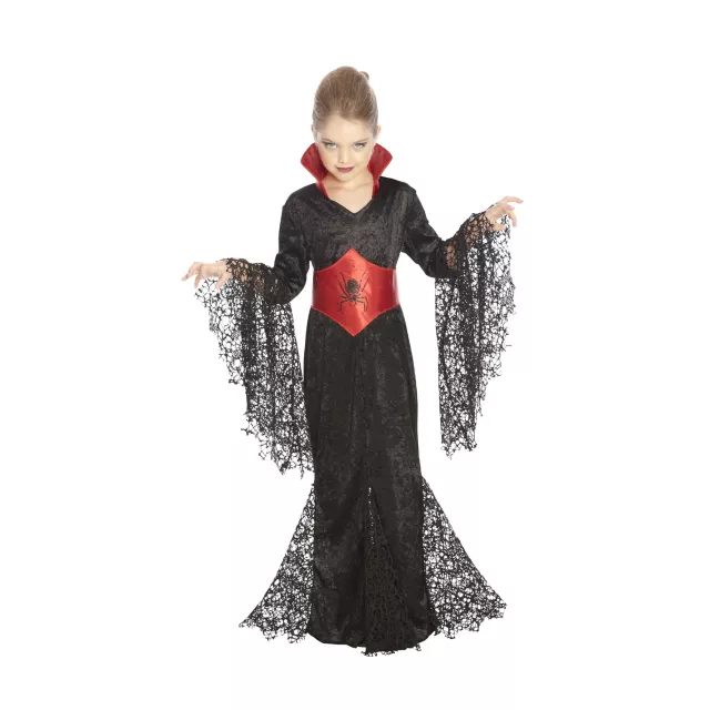 Kids Black Lace Vampira Costume - Spirithalloween.com