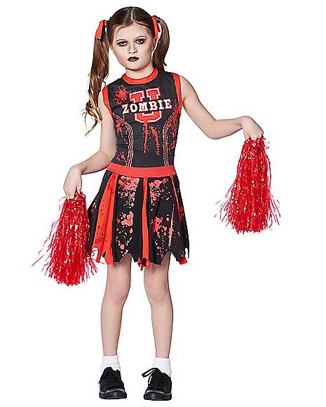 Kids Zombie U Cheerleader Costume - Spirithalloween.com