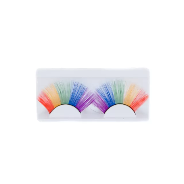Pride Multicolor Fake Eyelashes at Spencer's