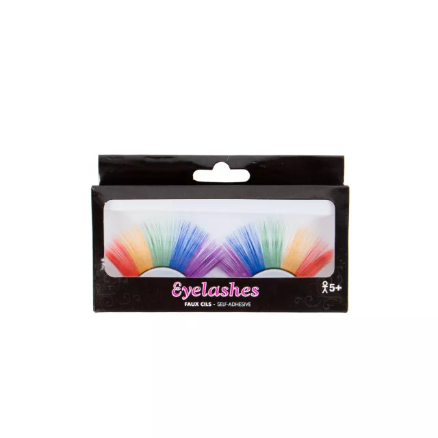 Pride Multicolor Fake Eyelashes at Spencer's