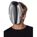 Chrome Faceless Half Mask at Spencer's