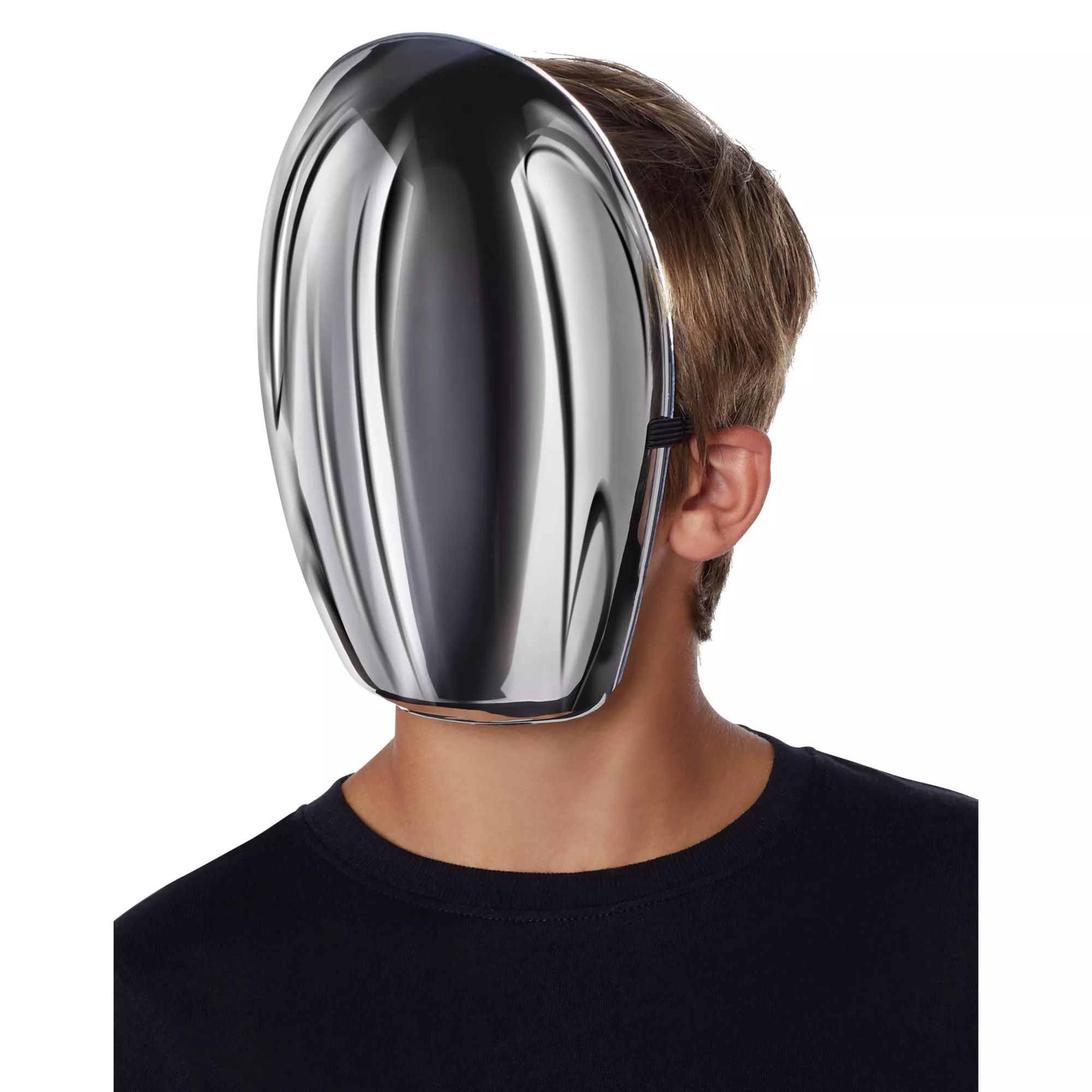 Chrome Faceless Half Mask at Spencer's