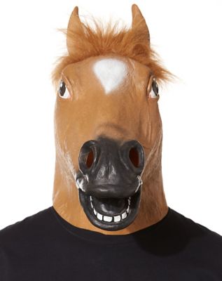 antyder systematisk symaskine Horse Head Full Mask - Spirithalloween.com