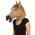 Horse Head Full Mask at Spencer's