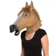 Horse Head Full Mask at Spencer's