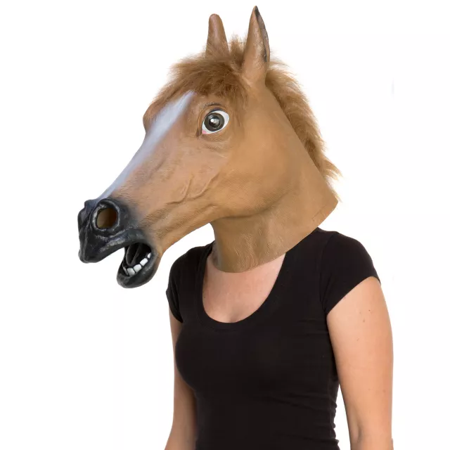 Horse Head Full Mask at Spencer's
