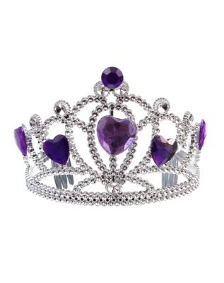 Princess Tiara with Purple Stones - Spirithalloween.com