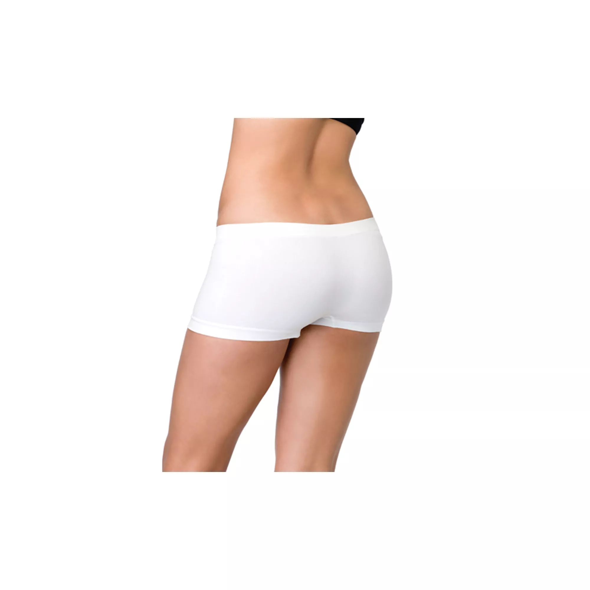 Seamless Boyshort Panties - White at Spencer's