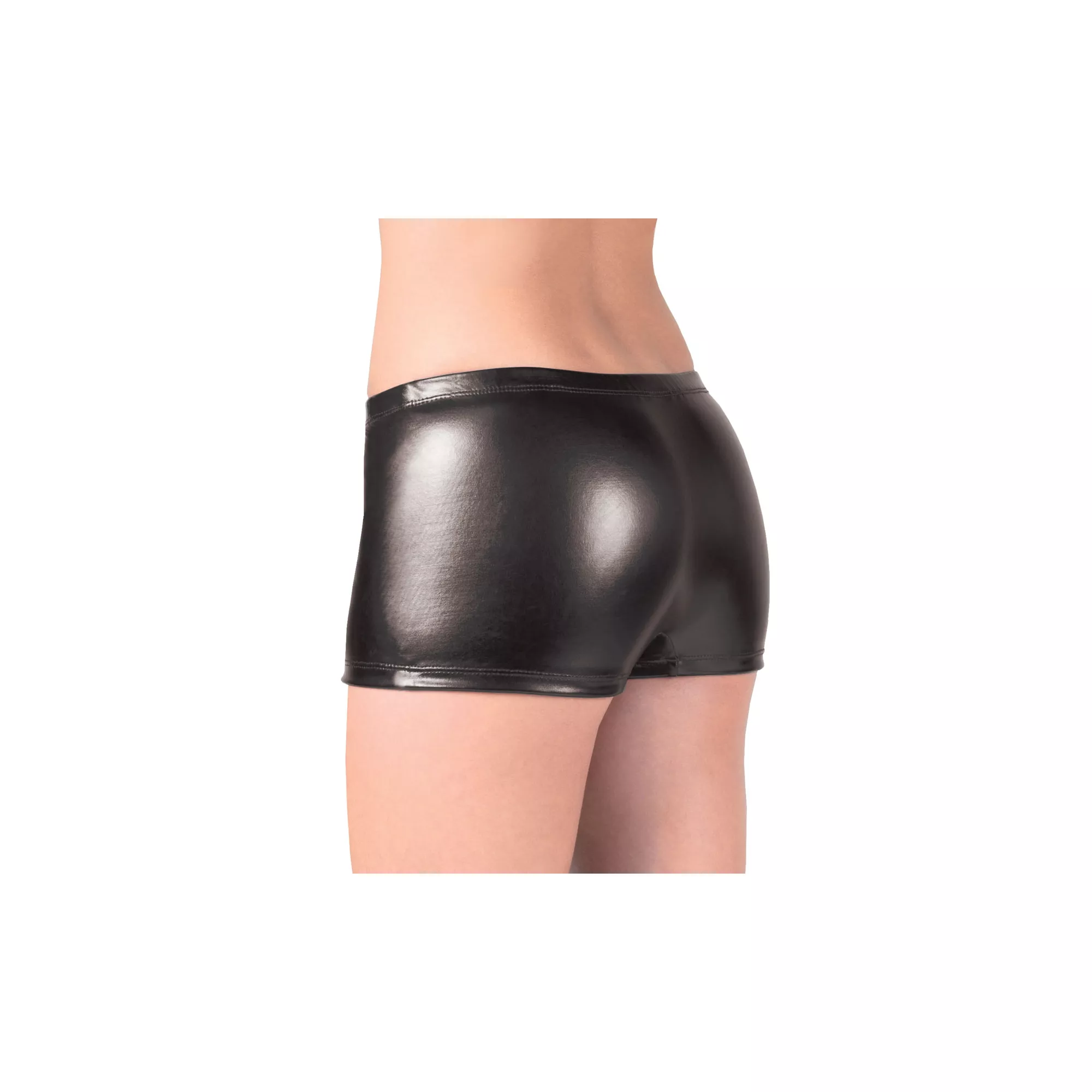 Metallic Boyshort Panties - Black at Spencer's