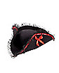 Black and Red Pirate Hat