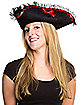 Black and Red Pirate Hat