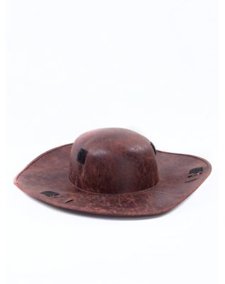 Brown Distressed Pirate Hat