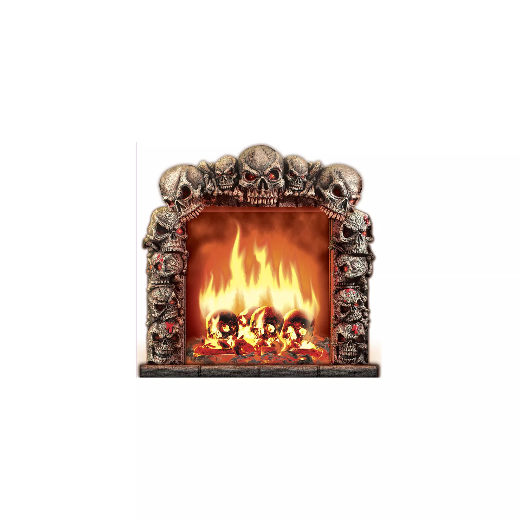 13.5 Inch Skull Fireplace - Decorations at Spencer's