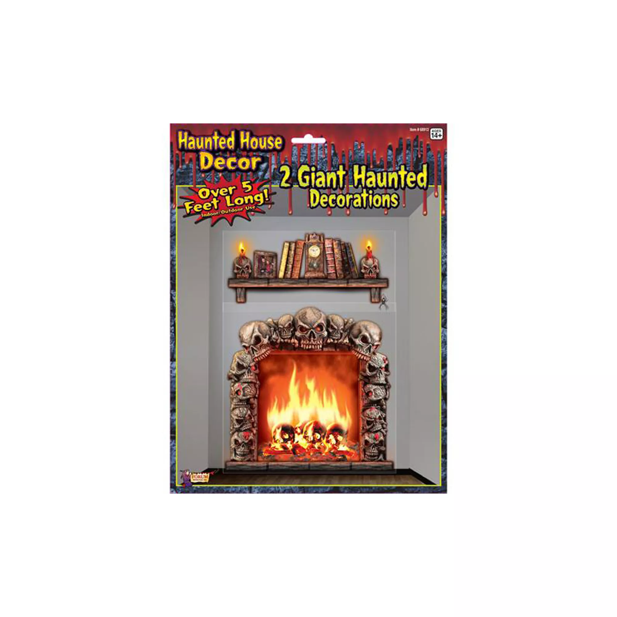 13.5 Inch Skull Fireplace - Decorations at Spencer's