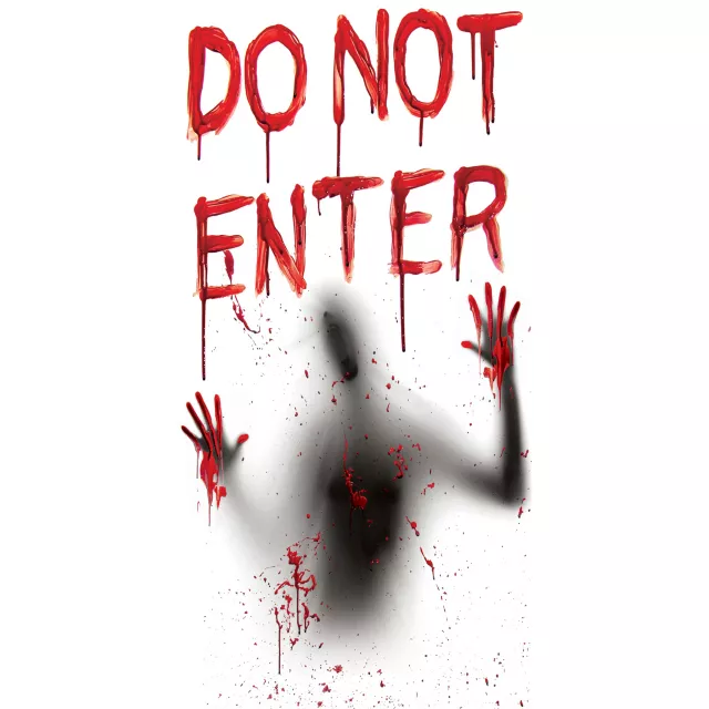 Bloody Window Poster - 2 Pack at Spencer's