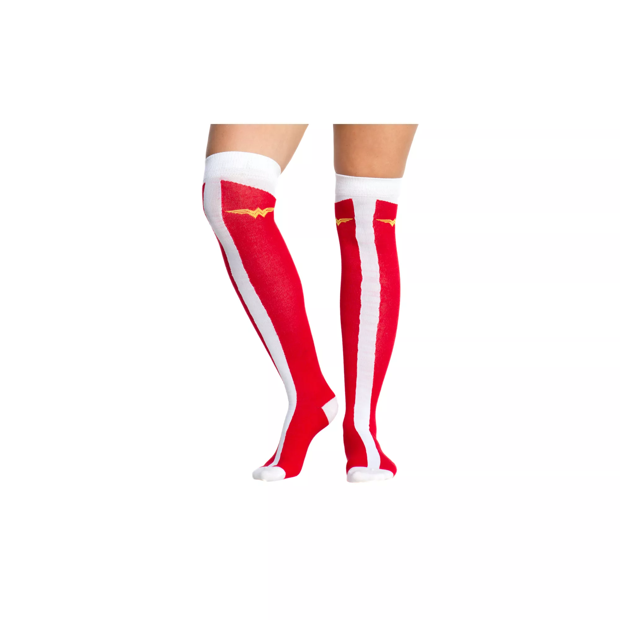 Wonder Woman Over The Knee Socks - DC Comics at Spirit Halloween