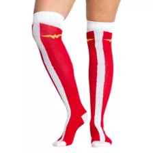 Wonder Woman Over The Knee Socks - DC Comics at Spirit Halloween