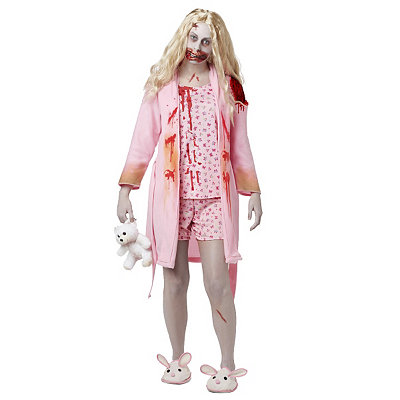 Adult Bunny Slipper Girl Costume - Walking Dead
