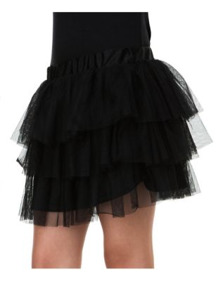 Ruffle Skirt - Black - Spirithalloween.com