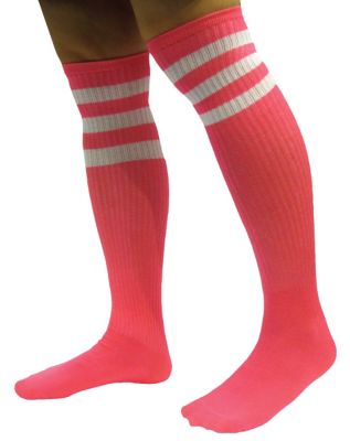 Neon Pink Rave Socks - Spirithalloween.com