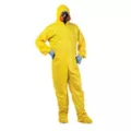 Adult Hazmat Suit and Mask One Piece Costume at Spirit Halloween
