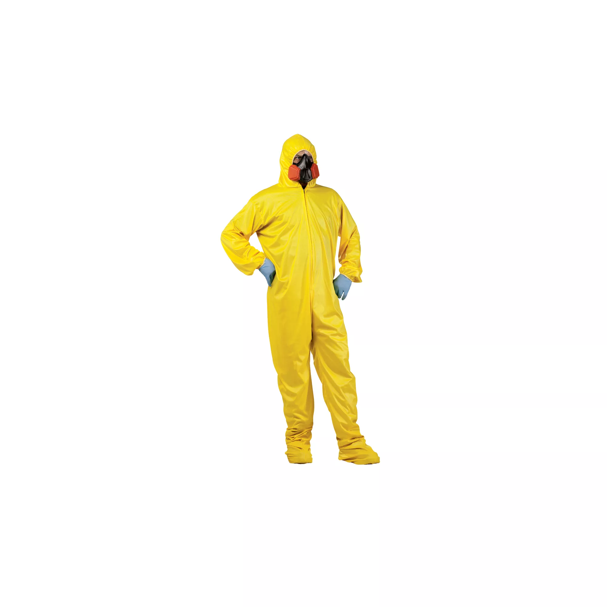 Adult Hazmat Suit and Mask One Piece Costume at Spirit Halloween