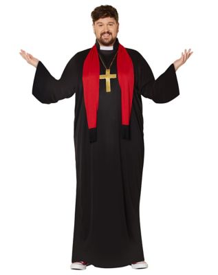 01216498 - Adult Priest Plus Size Costume