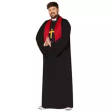 Adult Priest Plus Size Costume at Spencer's