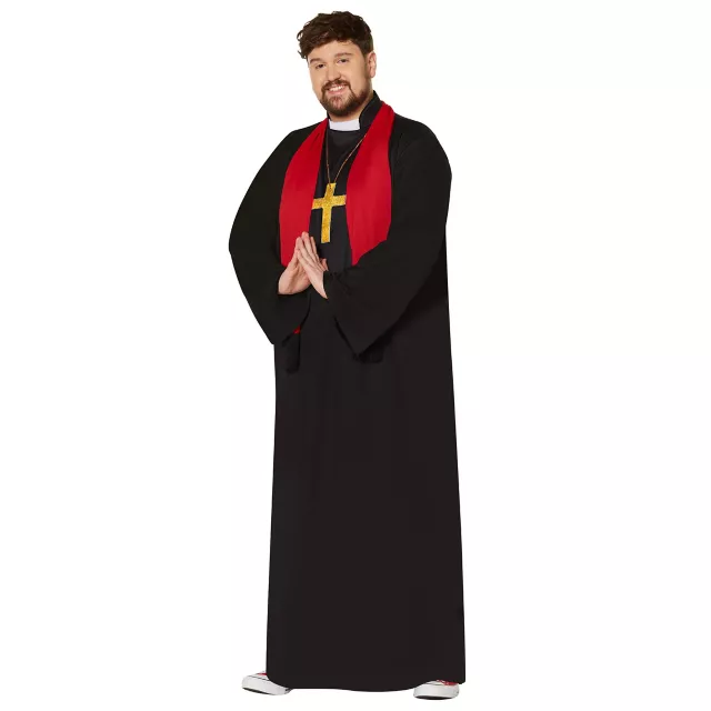 Adult Priest Plus Size Costume at Spencer's