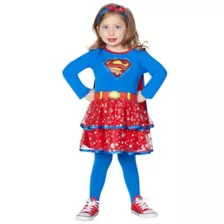 Toddler Sparkling Supergirl Costume - DC Comics at Spencer's