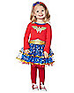 Toddler Bow and Stars Wonder Woman Costume - DC Comics