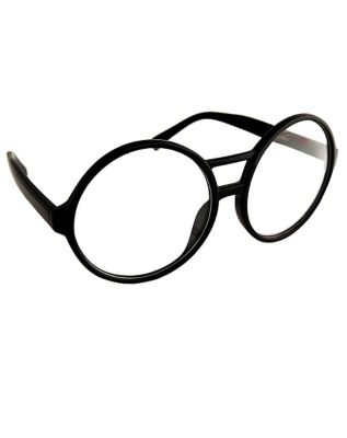 Black Round School Nerd Glasses Spirithalloween