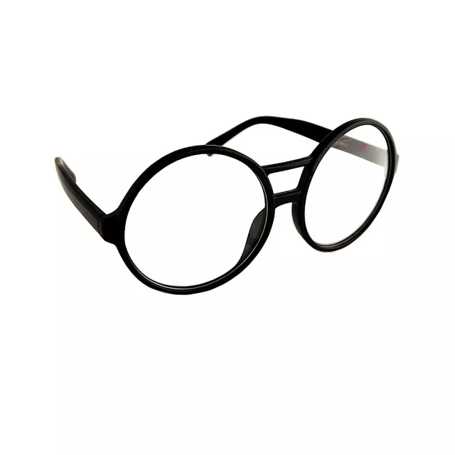 Black Round School Nerd Glasses Spirithalloween