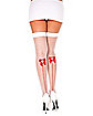 Nurse Fishnet Thigh High Stockings